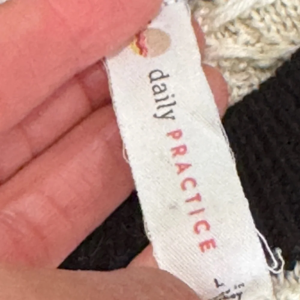 Anthropologie daily Practice sweater Dress‎ Knit Colorblock Midi Size L - Picture 8 of 8